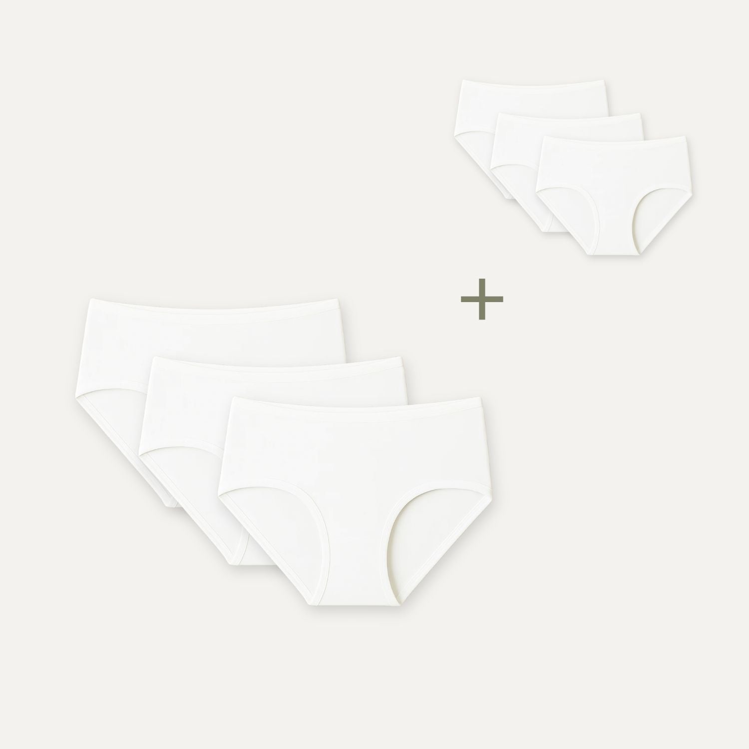 Cooling Bamboo Classic Full Brief 3-Pack White | + 3 Free