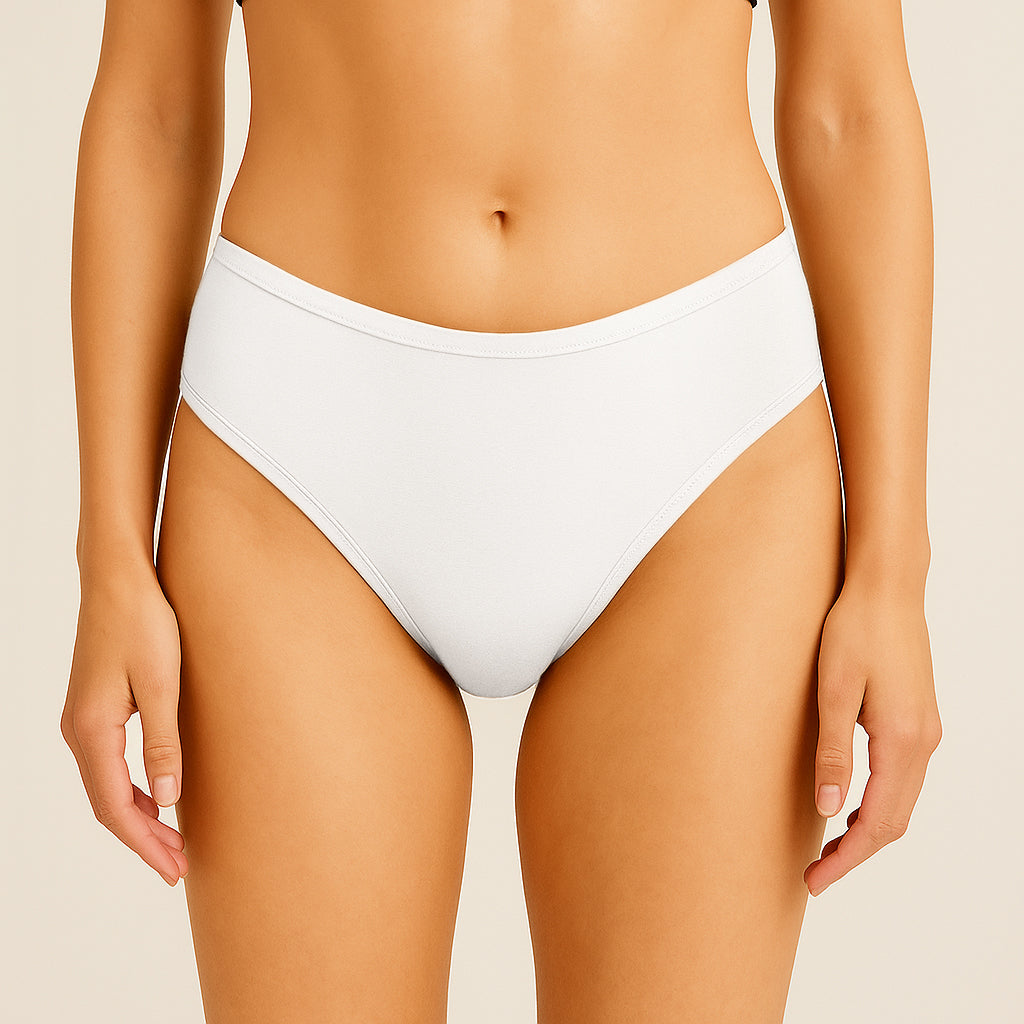 Cooling Bamboo Classic Bikini 3-Pack White | + 3 Free